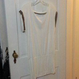 Jeweled white tunic